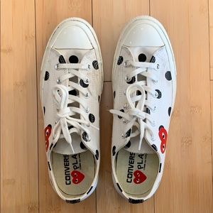Comme Des Garcons Converse 70 OffWhite Polka Dot 8